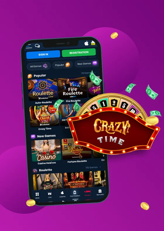 Where to Play Crazy Time in India?