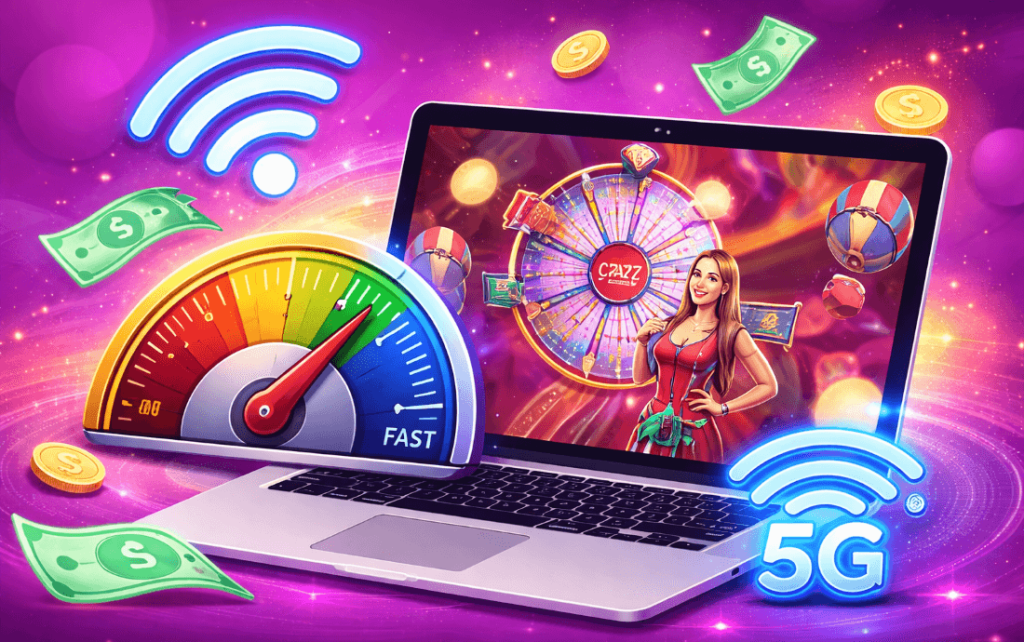 Does Internet Speed Affect Crazy Time Gameplay in India?